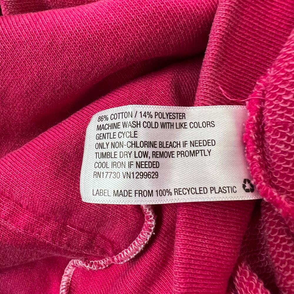 Wild Fable Women's Magenta Pink Seamed Hooded Sweatshirt - Size Medium - NWT - Picture 4 of 10